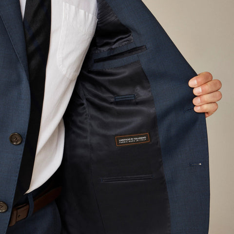 Ludlow Slim-fit suit jacket in Italian worsted wool