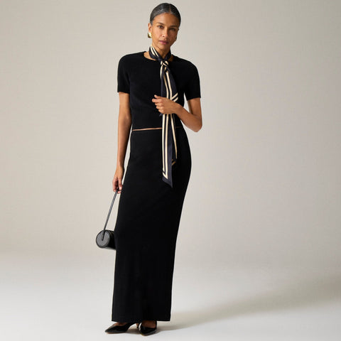 Cashmere shrunken T-shirt