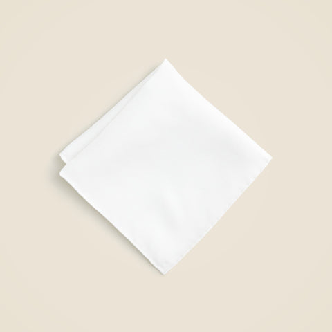 English silk pocket square