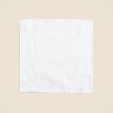 English silk pocket square