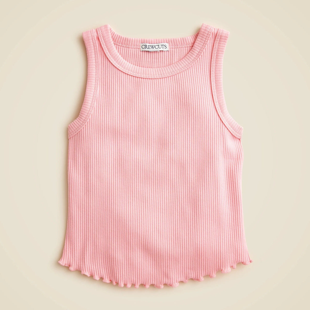 Girls' everyday tank top in vintage rib