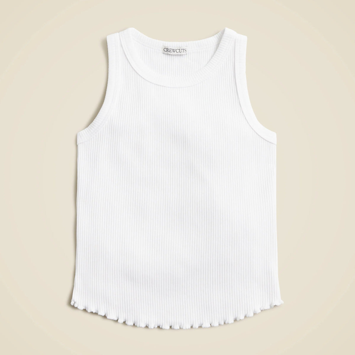 Girls' everyday tank top in vintage rib