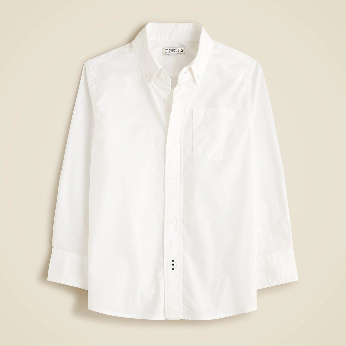 Kids' long-sleeve oxford shirt