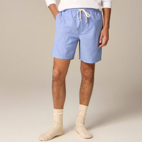 7'' lounge short in Broken-in oxford cloth