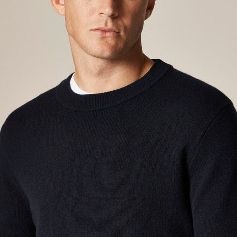 Midweight cashmere crewneck sweater