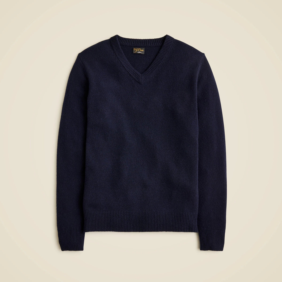 Relaxed midweight cashmere V-neck sweater