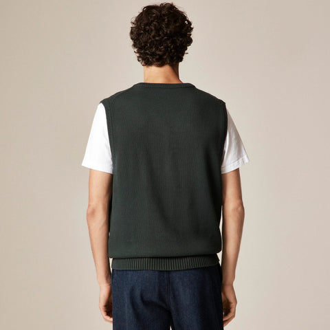 Heritage cotton sweater-vest