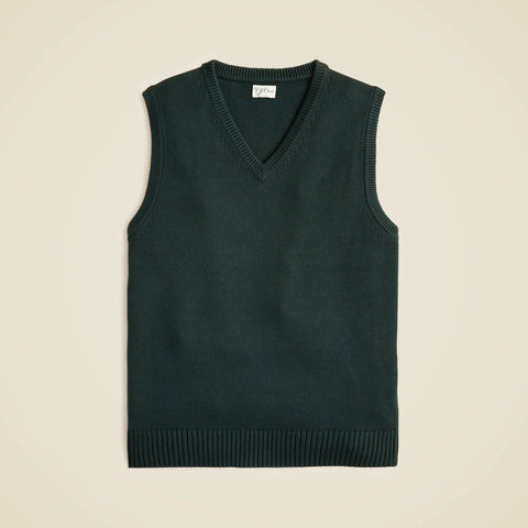 Heritage cotton sweater-vest