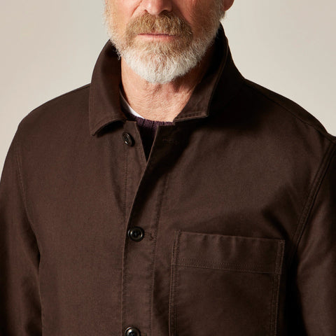 Cotton moleskin chore jacket