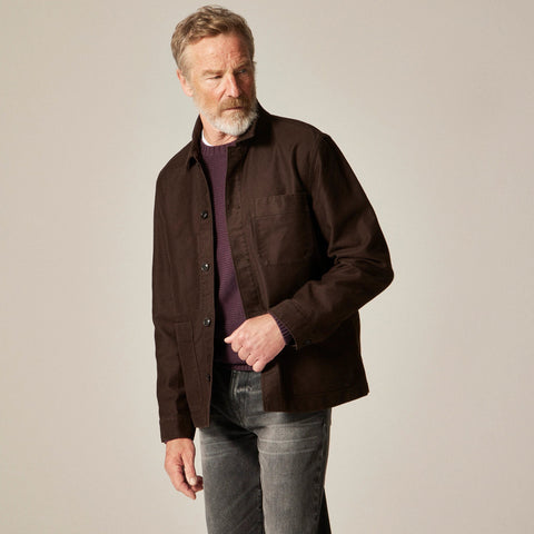 Cotton moleskin chore jacket