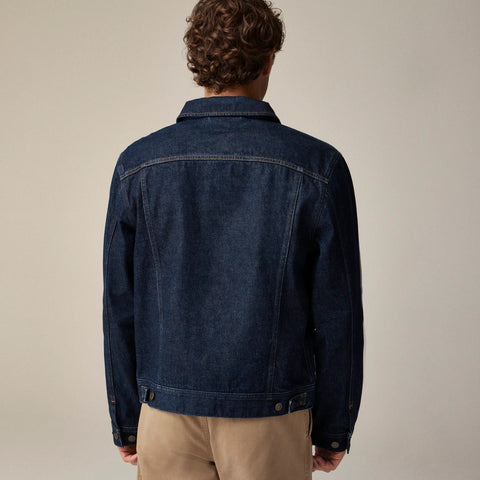Trucker jacket in selvedge Japanese denim