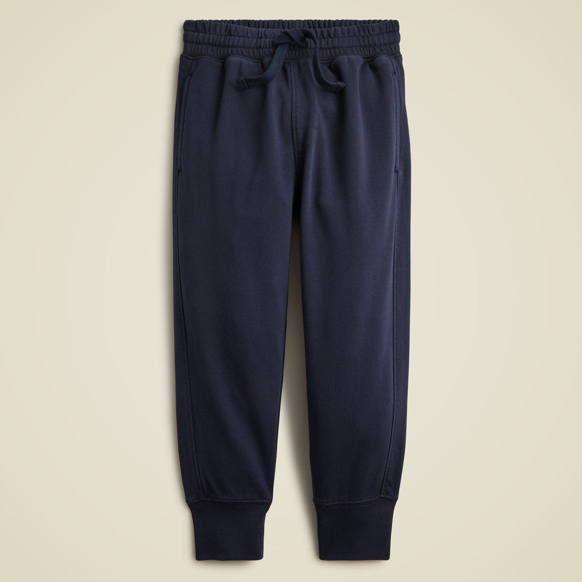 Kids' garment-dyed slim-slouchy jogger pant in terry