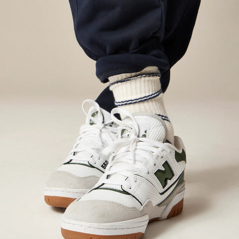 Kids' garment-dyed slim-slouchy jogger pant in terry