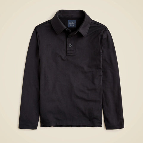 Kids' long-sleeve tech polo shirt