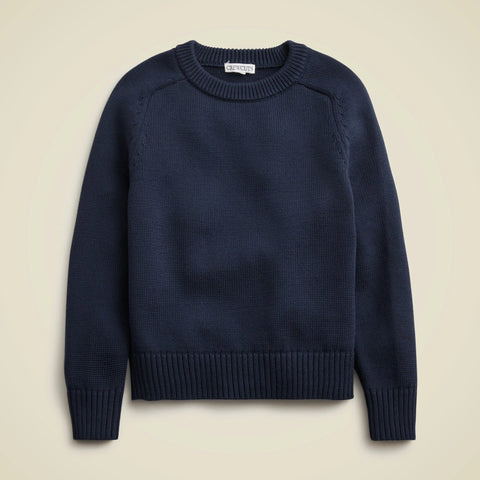 Kids' heritage cotton crewneck sweater