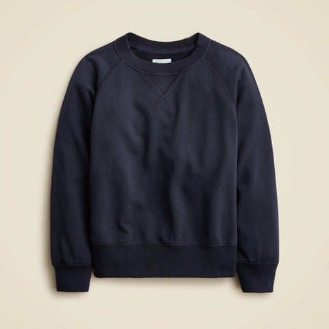 KID by Crewcuts garment-dyed crewneck sweatshirt