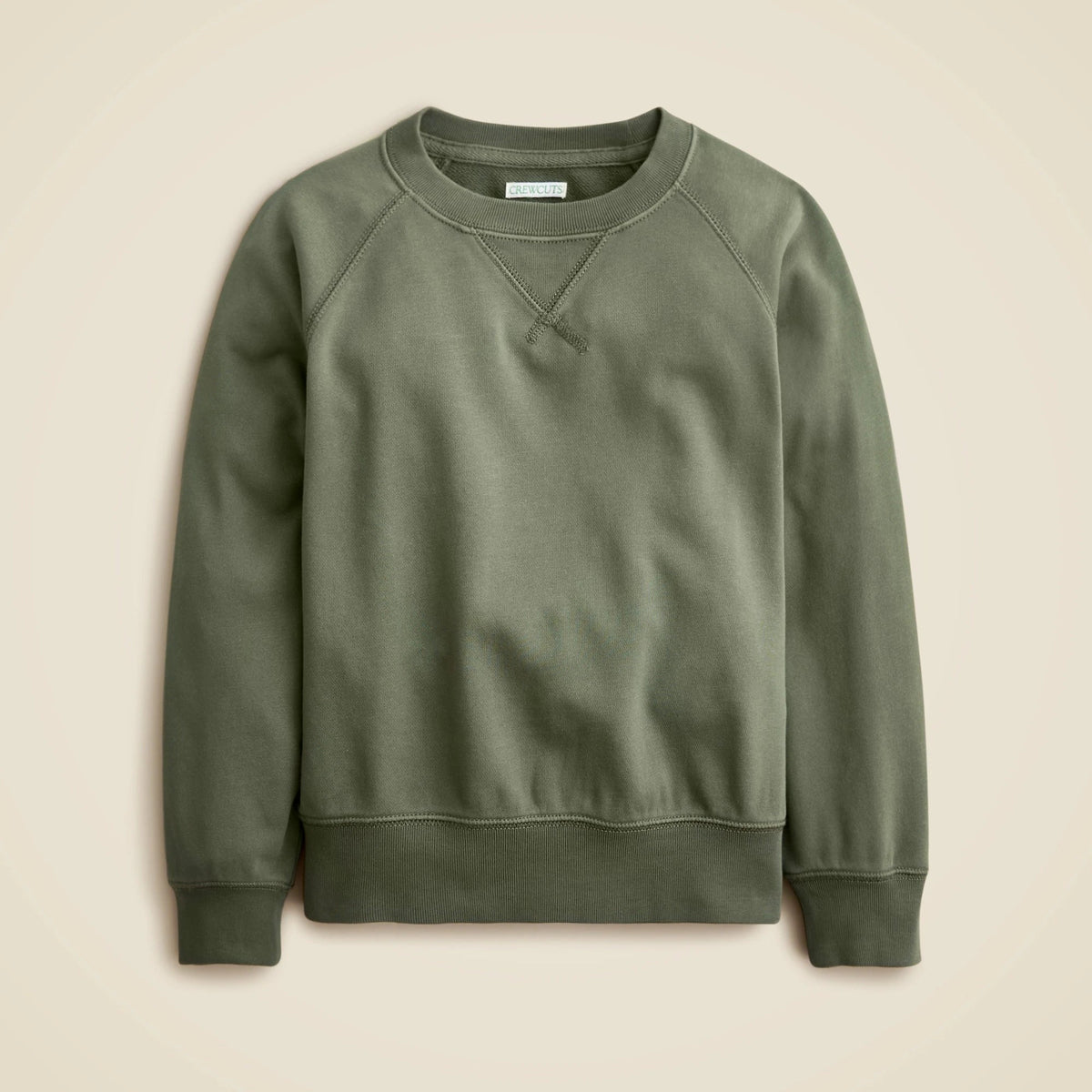 KID by Crewcuts garment-dyed crewneck sweatshirt
