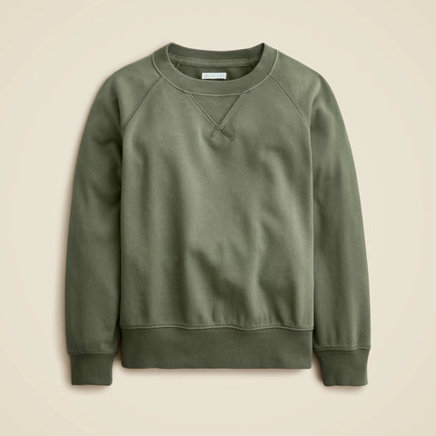 KID by Crewcuts garment-dyed crewneck sweatshirt
