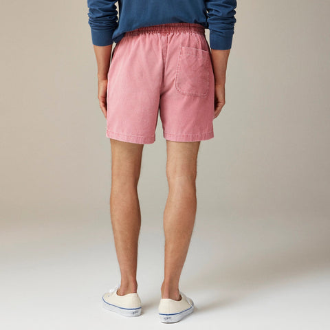 6" corduroy dock short
