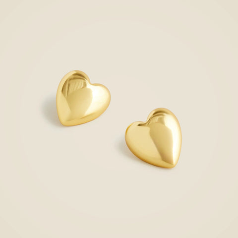 Oversized heart earrings