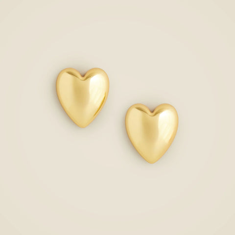 Oversized heart earrings