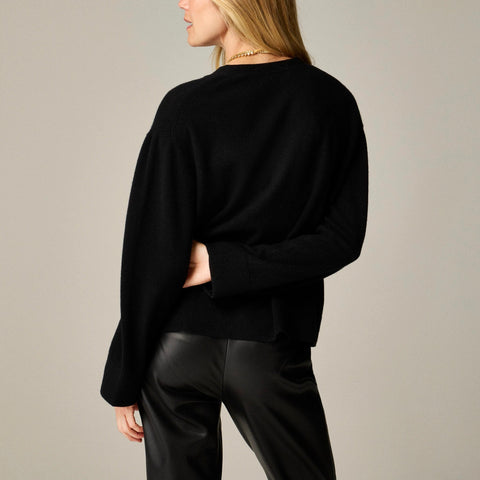 Cashmere patch-pocket cardigan