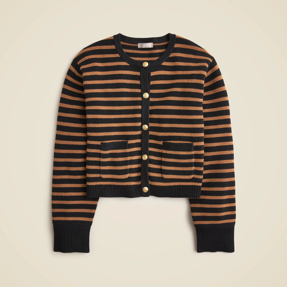 New relaxed Emilie sweater lady jacket in stripe
