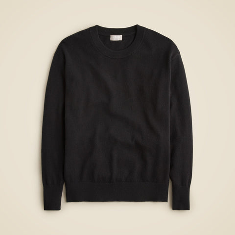 Cashmere relaxed crewneck sweater