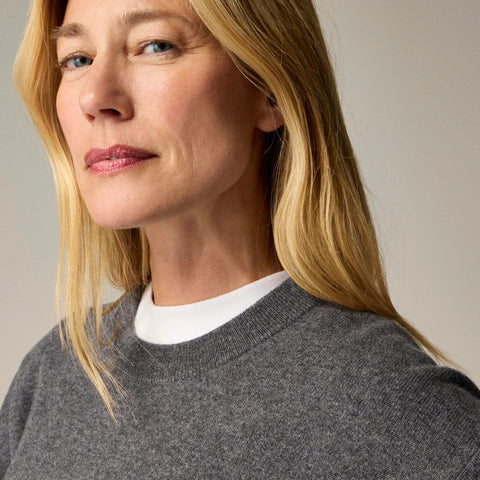 Cashmere relaxed crewneck sweater