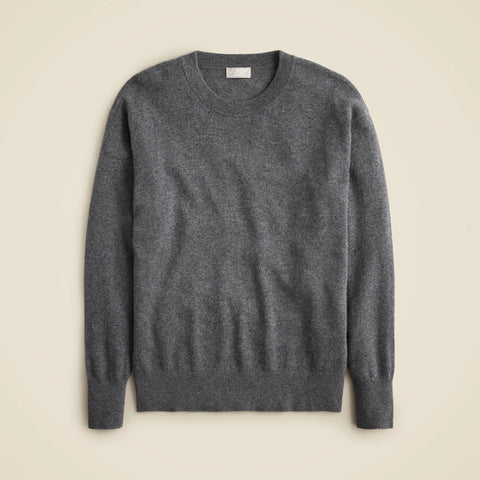 Cashmere relaxed crewneck sweater