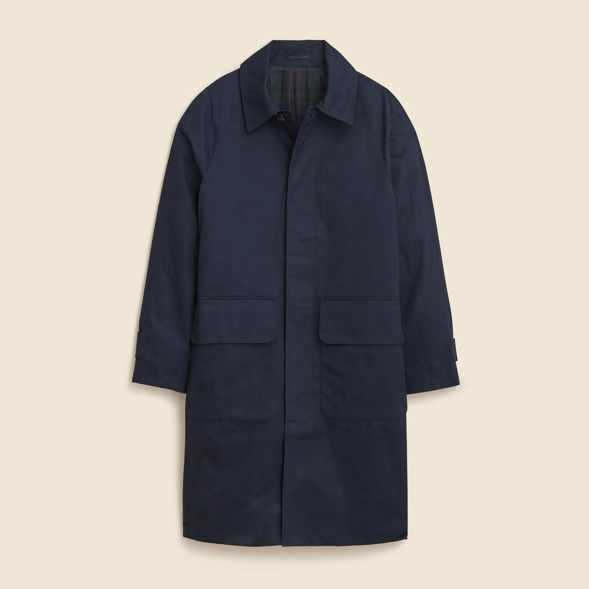 Rivington car coat in water-resistant cotton twill