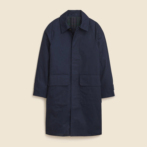 Rivington car coat in water-resistant cotton twill