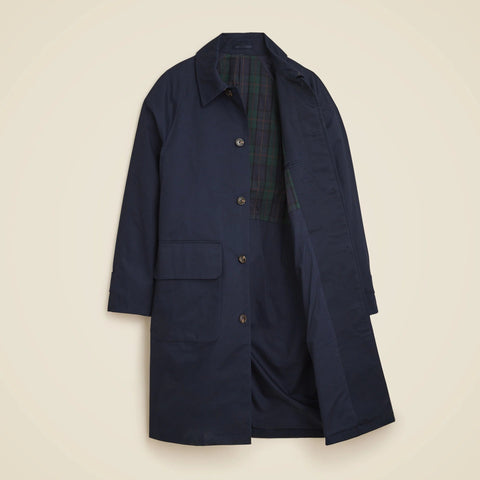 Rivington car coat in water-resistant cotton twill