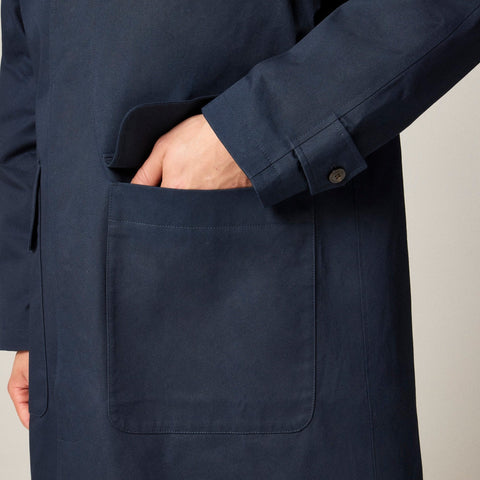 Rivington car coat in water-resistant cotton twill