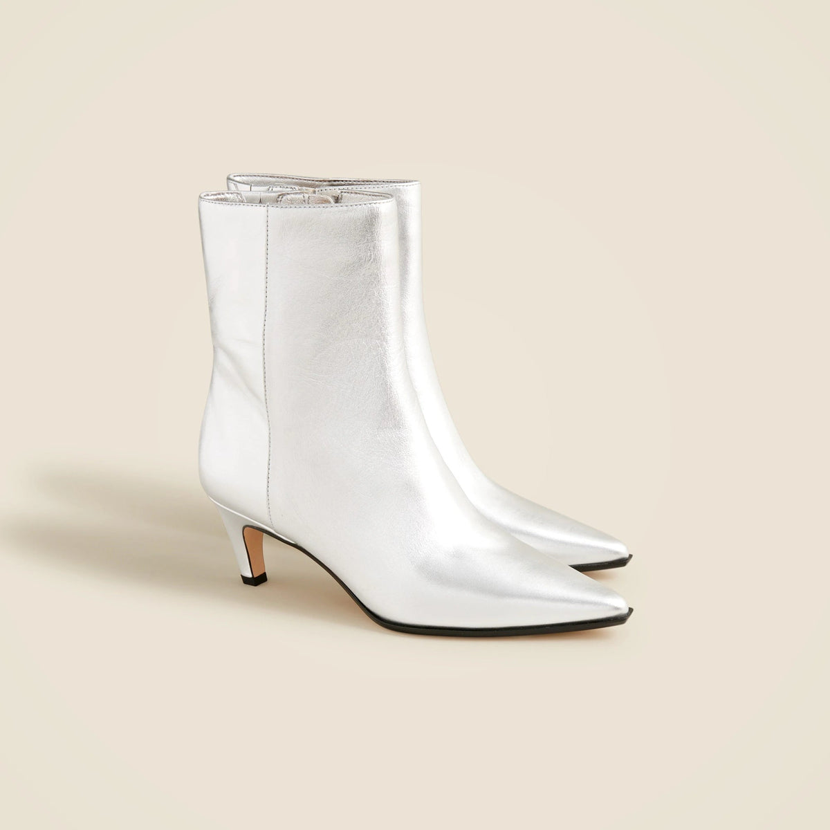 New Stevie ankle boots in metallic leather