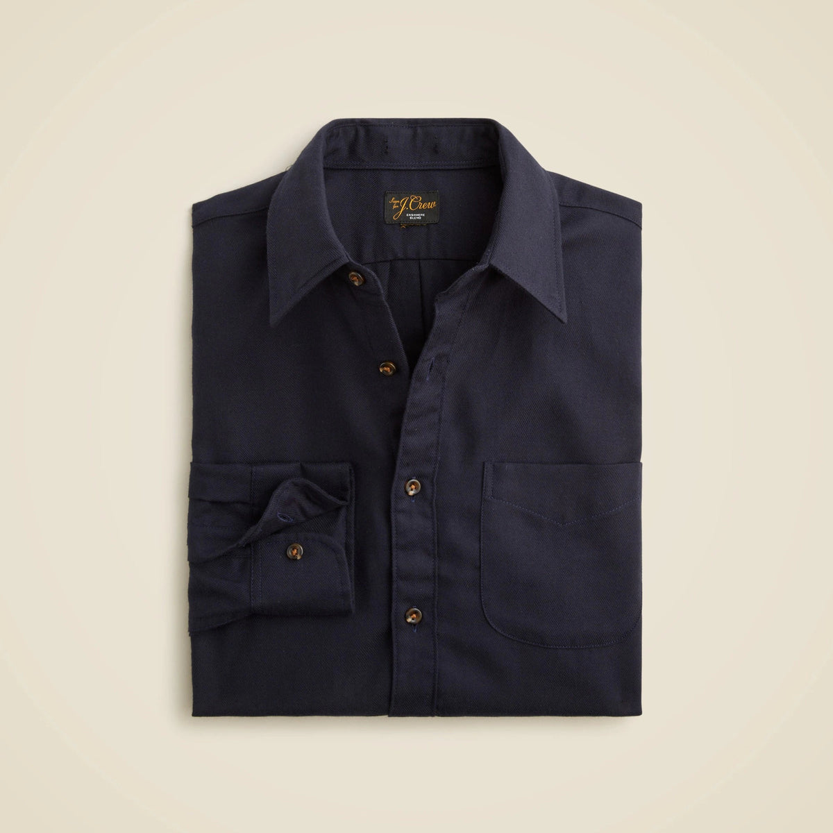 Cotton-cashmere blend shirt