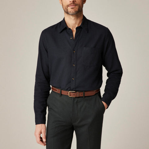 Cotton-cashmere blend shirt