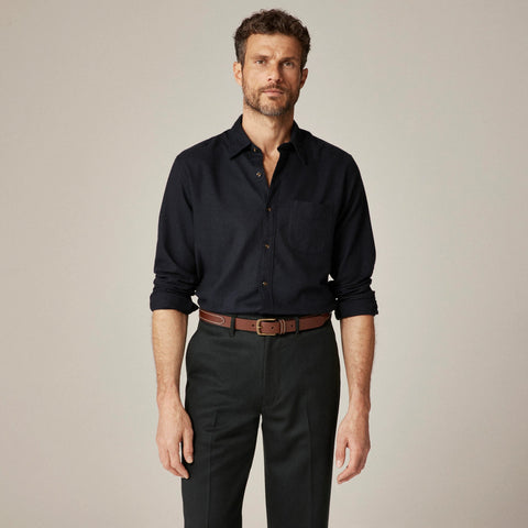 Cotton-cashmere blend shirt