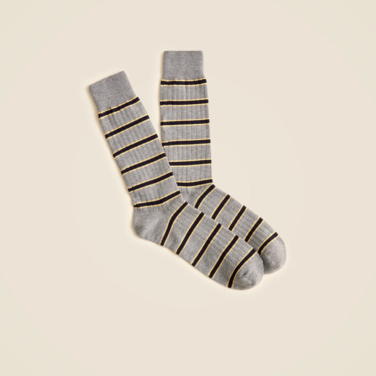 Cotton-blend socks in stripe