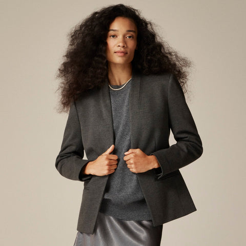 New Going-out blazer in stretch twill