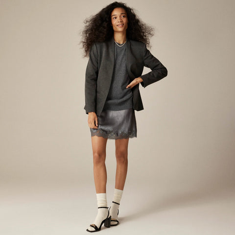 New Going-out blazer in stretch twill