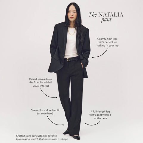 Petite Natalia pant in four-season stretch