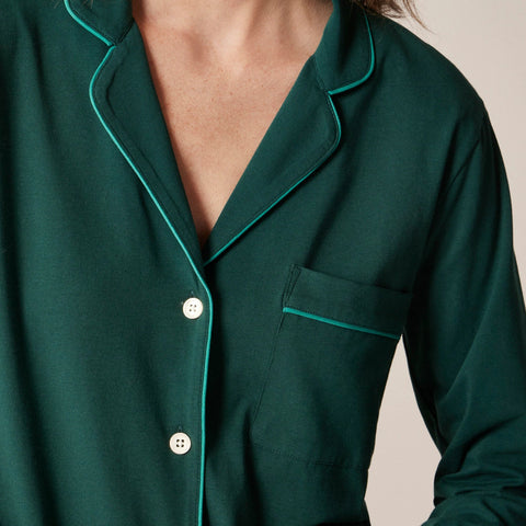 Dreamy cotton-blend pajama pant set