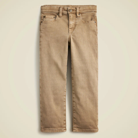 Kids' Straight-fit garment-dyed stretch jean