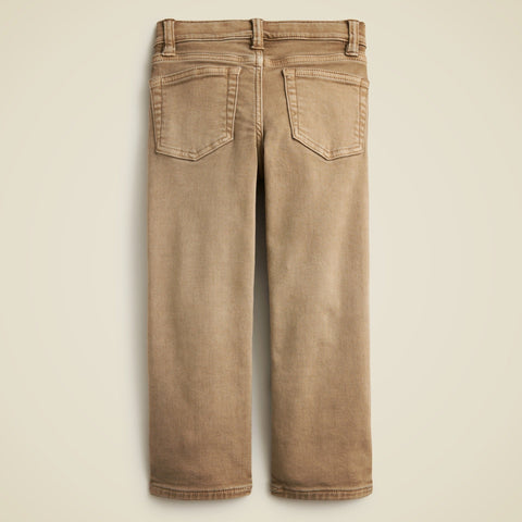 Kids' Straight-fit garment-dyed stretch jean