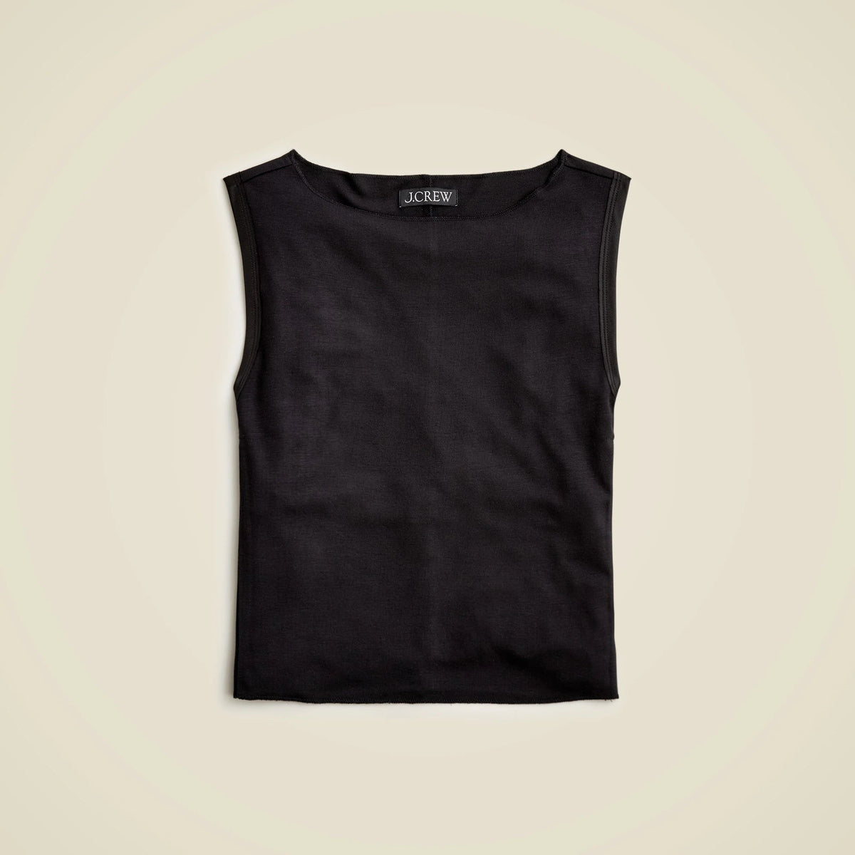 Refined rib shell tank top