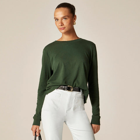 Vintage jersey long-sleeve T-shirt