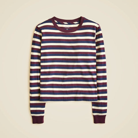 Vintage jersey long-sleeve T-shirt in stripe