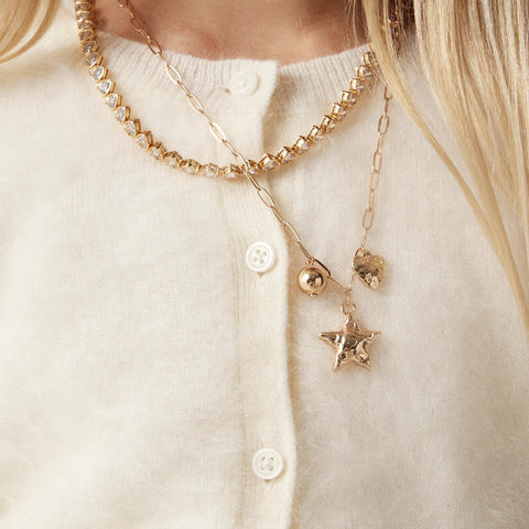 Girls' brushed cashmere cardigan