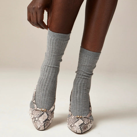 Ribbed trouser socks three-pack